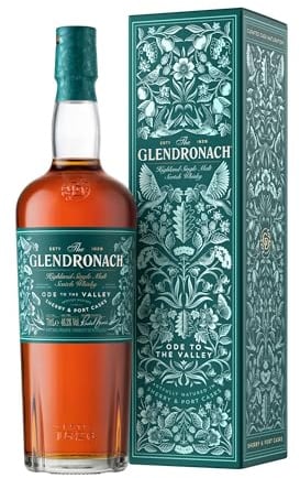 The Glendronach Ode to the Valley - Hochwertiger Single Malt Whisky - edle Geschenkempfehlung - Ein Whisky für Kenner und Liebhaber von fruchtigen Single Malts - 0.7L/46.2 Prozent Vol.