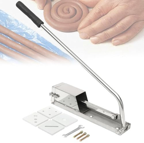 THYXGS Tonextruder Aus Edelstahl, Wandmontierter Zuckerpasten-Extruder, Bastelschneider, Polymer-Ton-Schneidewerkzeug, Mit Griff/4 Modulen, Für Töpferform, Keramik, Weichton-Extrusion