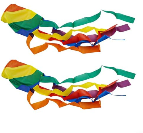 Verschönern Sie Ihre Veranstaltungen im Freien mit einer 99 cm großen Windsack-Flagge, bunt und lustig