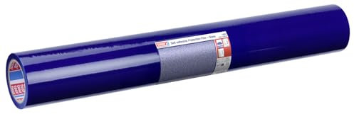 Tesa film de protection autocollant - protège de la poussière et des rayures, idéal pour les fenêtres et les miroirs, réutilisable - rouleau de 100 m x 75 cm, convient pour l'intérieur et l'extérieur
