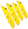 DONFAMDS 2 Sets Yellow Style Brake Caliper Covers Full Protection for Front Rear Brake Calipers Stylish Design for Wide Compatibility Racing Modified Vehicles