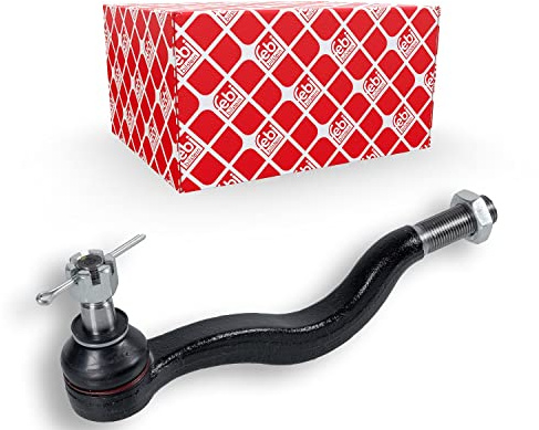 febi bilstein 41297 Spurstangenendstück mit Kronenmutter, 1 Stück | Kompatibel mit: MITSUBISHI L200