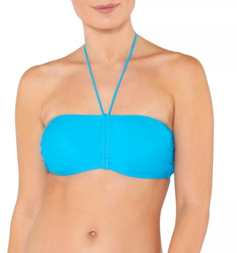 Scuba Women's Mix & Match Plain Printed Bikini Bandeau Top Non-Wired UK Seller