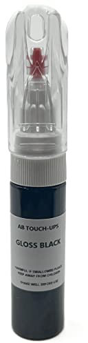 GLOSS BLACK ALLOY WHEEL PAINT TOUCH UP PEN/BRUSH