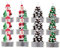 OSALADI 12Pcs Weihnachtskerzen Handgemachte Zarte Kerze Teelichter Weihnachtsmänner Schneemann Tannenzapfen Weihnachtsbaum für Home Party Dekoration