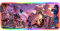 Bimormat Anime RGB Gaming Mauspad,900x400x3mm Groß Mousepad XXL,LED Schreibtischunterlage mit Rutschfester Gummibasis und Haltbaren Genähten Kanten für Personalisierter Gamer (90x40 girlbeach)