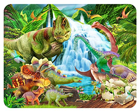 3D LiveLife Magnet - Dinosaurier Berg von Deluxebase. Linsenförmige 3D Jura Kühlschrankmagnet. Dekoration für Kinder und Erwachsene mit Kunstwerk lizenziert von bekannt Künstler, Michael Searle