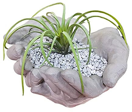 Hand Shaped Flower Pot Cement Silicone Mold, Concrete Clay Succulent Planter Mold Dish Resin Mold Jewelry Storage Mould Epoxy Casting Mold