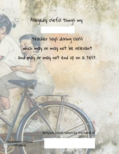 Allegedly Useful... Class Notebook