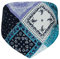 Superdry Damen Schulterfreies Vintage Bandana-Oberteil Bandana Blau Durchgehend Bedruckt 42