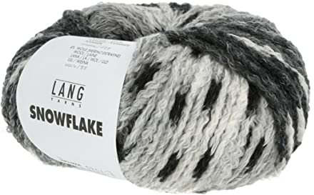 Lang Yarns - Snowflake 0004 schwarz 50 g