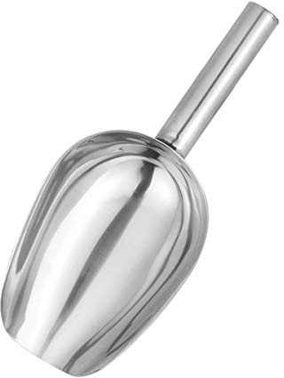 Kichvoe Pala para Frutos Secos de Acero Inoxidable Pala para Hielo para Servir Helados Postres y Alimentos Fríos