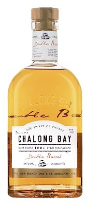 CHALONG BAY - Double Barrel New French Oak x Ex Armagnac - Rhum Pur Jus de Canne - 47% Alcool - Origine : Thaïlande - Bouteille 70 cl
