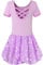 Mulnall Ballettanzug Mädchen Ballett Trikot mit Ballettkleid Kinder TüTü Kurzarm Langarm Baumwolle Balletttrikot Ballettanzug （EU40401-09-XXL）