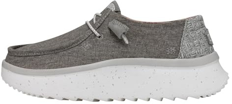 HEYDUDE Wendy Peak Chambray - Womens Shoes - Walnut - Size EU 37
