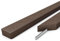 hanit® Bankbohlen, wetterfeste Bankbretter aus Recycling Kunststoff, für Gartenbank etc.; 2,0m Länge; braun (2 Stück)