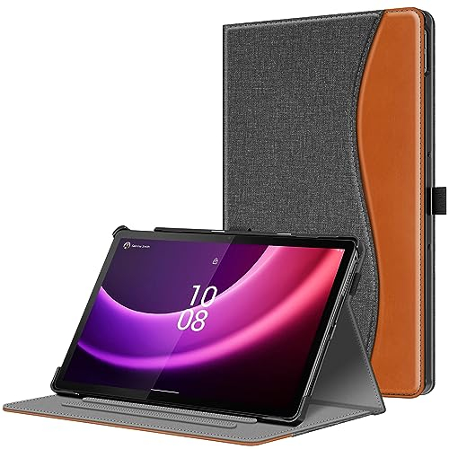 Fintie Funda Compatible con Lenovo Tab P11 (2.ª Gen) de 11,5 (TB350FU/TB350XU) 2022 - Ultrafina con Función de Soporte y Auto-Reposo/Activación, Gris Vaquero