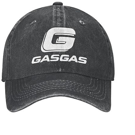 VIDOJI Baseballmütze Klassisch lässig Gasgas Motorrad Baseballkappen Distressed Washed Hysterese Rennrad Mountainbike Outdoor All Seasons Travel Caps