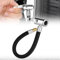 URAQT Tuyau de gonflage Pneu Voiture, Flexible Adaptateur de Tuyau de gonflage de Pneu de Voiture Pompe, Tuyau de Gonflage de Pneu Adaptateur de Tuyau d'air, pour Vélos, Motos, Voitures（23.5CM）