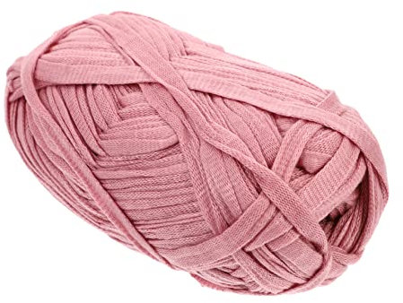 STOBOK 1 Roll Flat Line Wiring Yarn Art Shoe Laces Rope Macrame Cord Hand Knitting Yarn Cotton Tube Yarn Knitting Blanket Yarn Faux Suede Cord Woven Cord to Weave Knitting Thread Acrylic