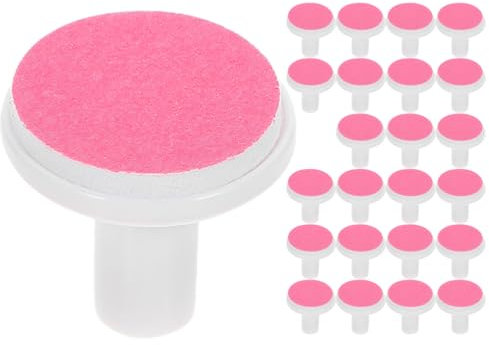Angoily Baby Nail File Replacement Heads, 24PCS Baby Nail File Pads, Nail Trimmer Replacement Pads, Electric Baby Nail Grinding Heads, Baby Nail Trimmer Grinder Suitable for Baby 6 Months