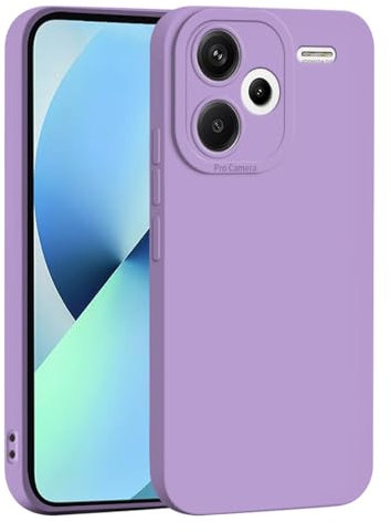 PanXCase Funda para Xiaomi Redmi Note 13 Pro Plus 5G / 13 Pro+ 5G - Carcasa Silicona Delgada Suave Ligera, Protección Antichoque Antideslizante Antiarañazos Case Cover (Violeta)