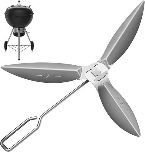 18-1/5.1 cm One-Touch Holzkohlegrill Reinigungssystem Kit für Weber Kugelgrills Ersatzteile für Weber Holzkohlegrill / Kugelgrills Zubehör 7443 90719)