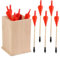 BCOATH Tossing Pot Arrow Toy 1 Set Throwing Pot Game for Kids Wooden Kids Toys