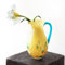 Jarrón de cristal de colores con efecto confeti soplado a mano estilo Murano para flores, decoración de habitación y centro de mesa, jarrón de decoración del hogar para sala de estar familiar, escena