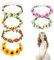 UILYNIU 6 Stück Blumenkranz Haare Haar Blumenkranz Künstliche Blumen Krone Braut Blumen-Haarbänder Braut Hochzeit Haarschmuck für Damen Mädchen