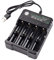 Persistence 18650 Cargador de BateríA de Litio 4 Ranuras 3.7V Soporte de Carga USB Inteligente 14500 Cargador de Linterna Brillante