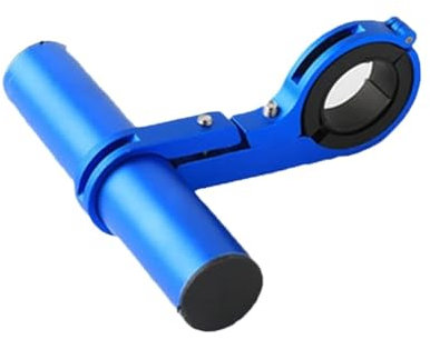 Extensor De Manillar Soporte for computadora de bicicleta, soporte extendido for manillar, luz delantera, barra extendida, adaptador for linterna, accesorios for bicicleta de montaña(Blue 10CM)