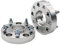 Spurverbreiterungen Für OPEL Für Astra Für Ampera-E Für Mokka Für Cascada Für Crossland X 2 Stück PCD 5x105 CB 56,6mm Rad Spacer 5 Lug Wheel Spacers Hinten(2PCS 25mm Silver)