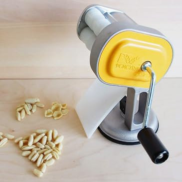 Sardische Knödelmaschine für Cavatelli, Ohren, Gnocchetti Divina – Befestigung mit Saugnapf