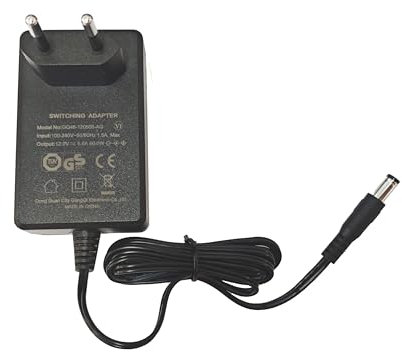 JZK Alimentation 12 V 5 A, Adaptateur d'alimentation AC 100-240 V vers DC 12 V 5 Amp 60 W, Alimentation à découpage pour NAS, disques durs externes, Bandes LED, Bandes Lumineuses LED, téléviseurs