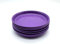 Kimmel Lot de 6 assiettes de 14 cm - Réutilisables - En plastique - Violet