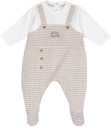 Chicco, Tutina Neonato e Neonata in Morbido Cotone, con Comoda Apertura a Patello, Ideale per Primavera ed Estate, Abbigliamento Bambina e Bambino, Designed in Italy