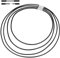 Black Cord Necklace, 4pcs DIY Woven Wax Rope Chain for Pendant, 3mm Width, 18 20 22 24” Black Fake Leathers Cords with Clasp, Beading Cords and Threads for DIY Jewelry Making