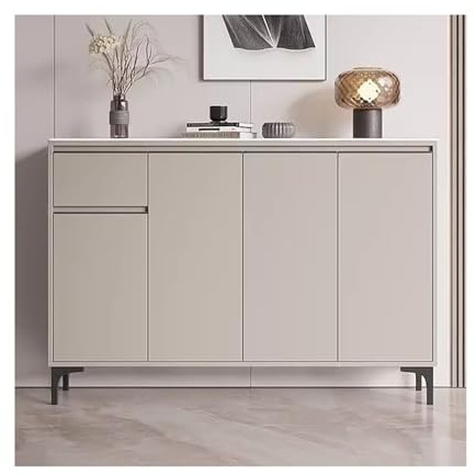 Elegante armario de buffet, isla de cocina y comedor, versátil unidad de pared para decoración del hogar y sala de estar, solución de almacenamiento elegante y funcional
