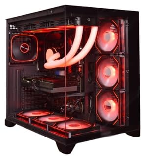 KAIROS BOOLITE PC COMPUTER GAMING Ryzen 7 5800X 8 core fino a 4,70GHz, RTX 5060 8GB, Ram 32Gb, SSD NVMe 1000GB, Dissipatore A LIQUIDO 360MM RGB, Windows 11 pro, Pc gaming