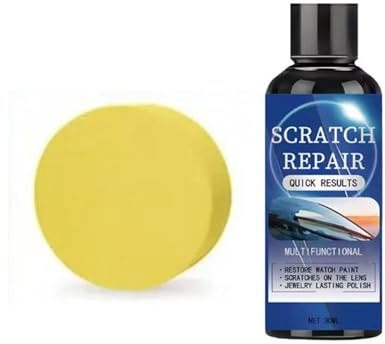 SHOOYIO Scratch Remover for Vehicles, Upgraded Car Set with Wipe Sponge Paint Polishing Waxing