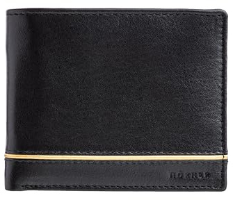 Hörner Lucens Portemonnaie Herren Leder - Geldbörse Herren mit RFID Schutz - Slim Wallet Querformat - Geschenk