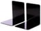 MAUL Buchstütze aus Metall (2er Pack) 14x12x14cm | Bücherstütze möbelschonend mit Filzunterseite | Bücherhalter, Organzier für Kinder, Bücher, Büro, Regal | Stilvoller Buchhalter | Schwarz
