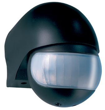 REV Ritter 0075180503 Bewegungsmelder AP 180°, schwarz