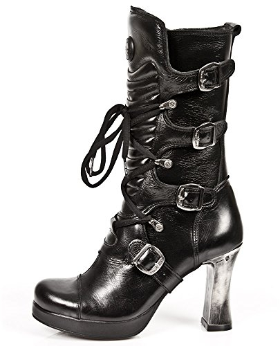 New Rock Donna 5815 S10 Stivali Motardes, nero, 37 EU