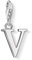 Thomas Sabo Damen Charm-Anhänger V Buchstabe Charm Club 925 Sterling Silber 0196-001-12