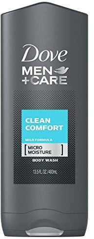 Dove Men + Care Body & Face Wash, Clean Comfort 13.50 oz (Pack of 2)