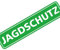 Magnetschild Magnettafel Jagdschutz 300x70 mm 0,9 mm stark haftend runde Kanten