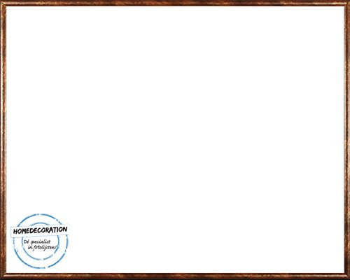 Homedecoration Easy Cadre en Matière Plastique 80x100 cm 100x80 cm Choix de Couleur: Ici Terre Cuite Or avec Verre Acrylique