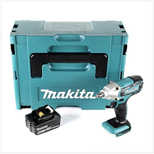 Makita DTW 190 M1J 18V Li-Ion Akku Schlagschrauber im Makpac - mit 1x BL 1840 B 4,0 Ah Akku mit LED - Anzeige, ohne Ladegerät